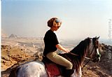 Anoush horseback Pyramids 1988